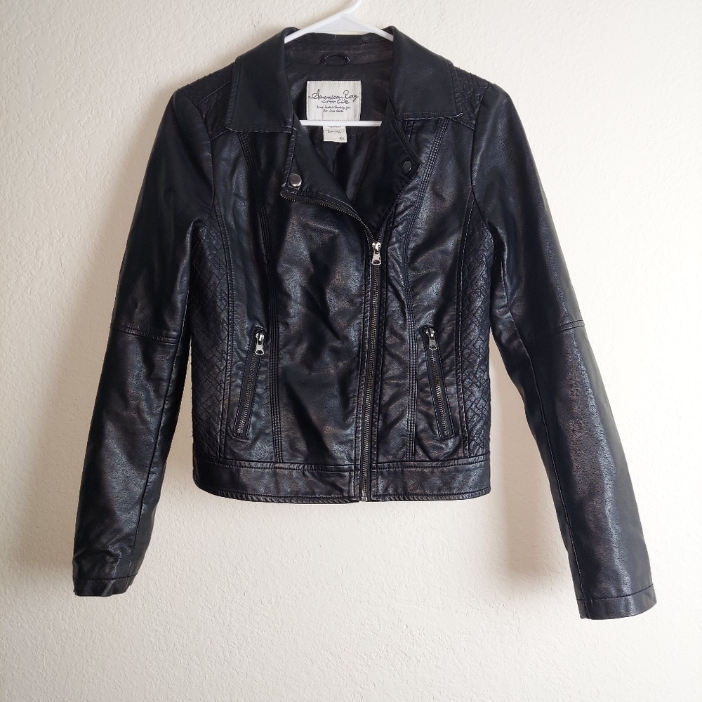 Faux Leather Jacket